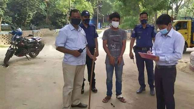 ঠাকুরগাঁওয়ের সদর হাসপাতালে অক্সিজেনের পাইপ চুরির ঘটনায় আটক ১