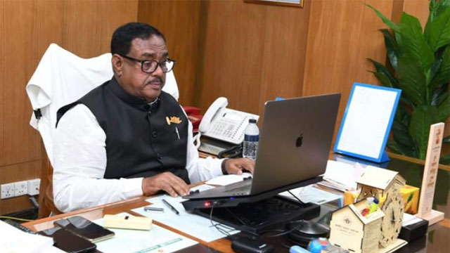 নওগাঁয় লকডাউনের বিধিনিষেধ বাস্তবায়নে ভার্চুয়ালি আলোচনা সভা