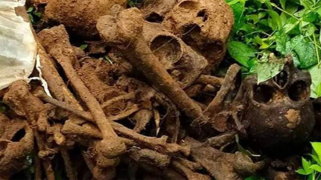 গাজীপুরের শ্রীপুরে বস্তাভর্তি ৫টি মানব কঙ্কাল উদ্ধার