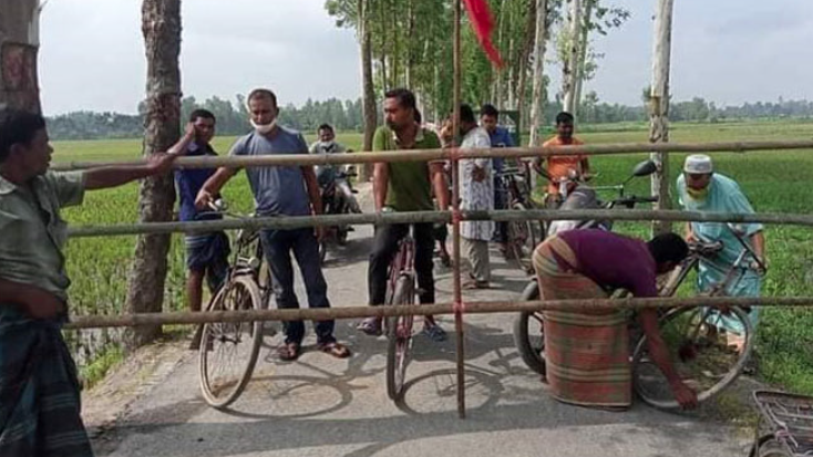 কঠোর বিধিনিষেধের লকডাউন লালমনিরহাটে
