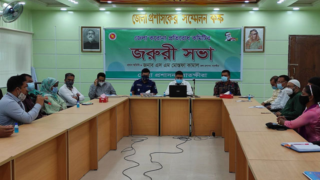 সাতক্ষীরায় করোনা সংক্রমন বৃদ্ধি পাওয়ায় ৭ দিনের জন্য লকডাউন