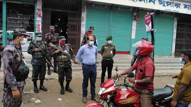 গাইবান্ধায় কঠোর লকডাউনের ৪র্থ দিনে ১০৩ টি মামলা