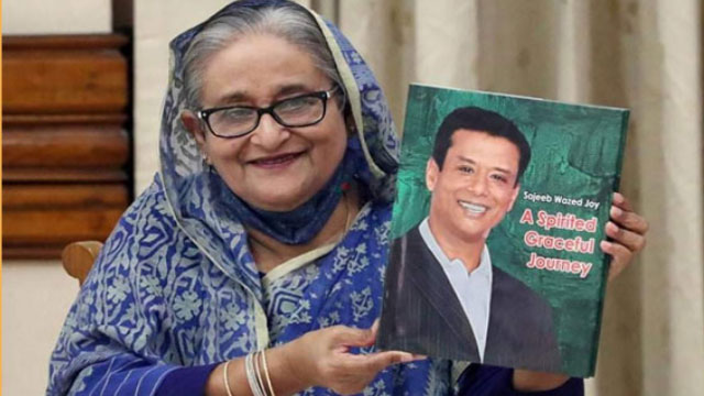 ‘সজীব ওয়াজেদ জয়: তারুণ্যদীপ্ত গর্বিত পথচলা’ গ্রন্থের মোড়ক উন্মোচন করলেন প্রধানমন্ত্রী