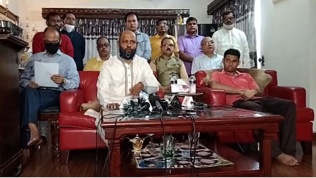 সংবাদ সম্মেলনে এরিক এরশাদ
