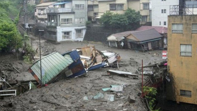 জাপানে বৃষ্টিপাতের কারণে ভূমিধসে নিখোঁজ ২০