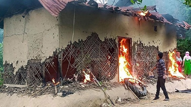 Monipur rape victim 3 childrens mother killed by fire newshunter24 news hunter