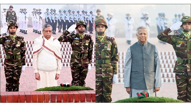 newshunter24, National Memorial, President, Chief Advisor, Md. Shahabuddin, Dr. Muhammad Yunus,